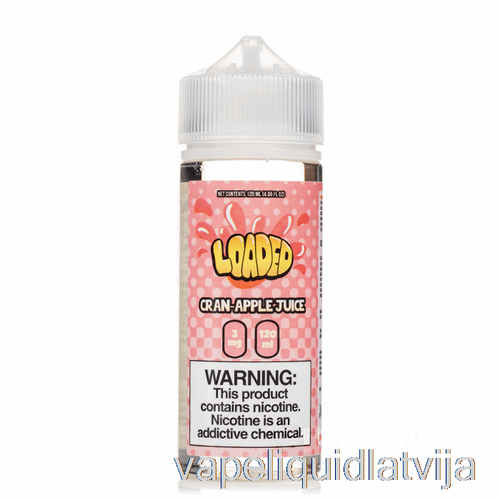 Cran Apple - Ielādēts E-šķidrums - Nežēlīgs - 120ml 6mg Vape šķidrums